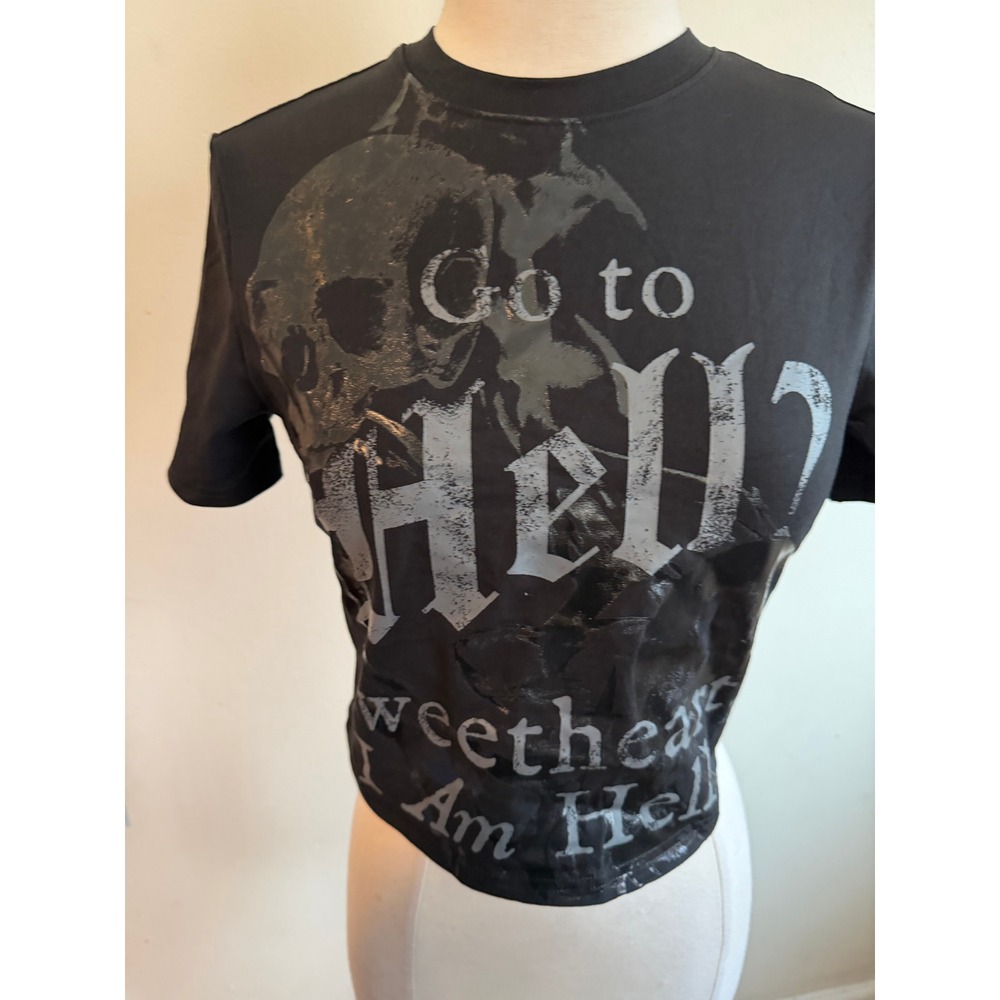 Killstar go to hell baby tee goth alternative - Picture 2 of 3